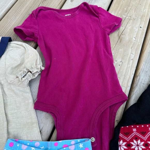 Carter’s Baby Clothes Bundle 18 Months Dresses, Pants, Shirts Leggings - Picture 3 of 16